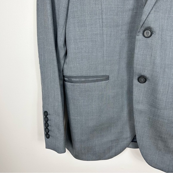 ZARA Dark Grey Wool Blend Suit 38 - Picture 5 of 16